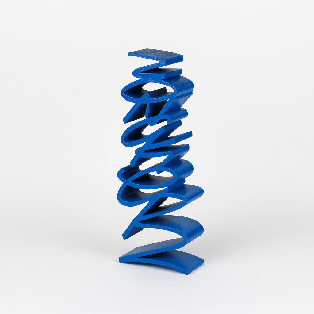 ZONCKE 3D vertical tag Blue